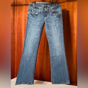 American Eagle Y2K Low Rise Favorite Boyfriend Flare Jeans - 2 Regular